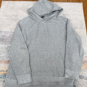 Express Gray Hooded Sweater
